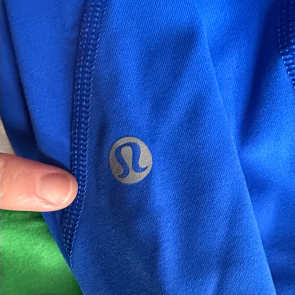 Vibrant Blue Lululemon Athletic Leggings - Picture 7 of 7